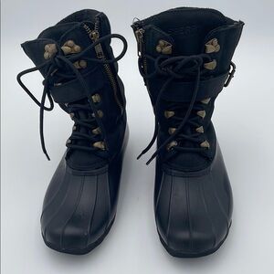 Sperry Women's size 6 Black snow  Boots
